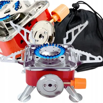 Turistický vařič Skládací turistický plynový vařič s piezo zapalováním