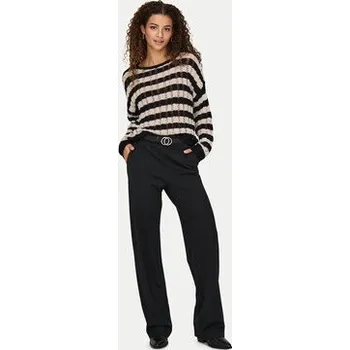 Dámské oblečení ONLY Kalhoty z materiálu Poptrash 15341829 Černá Straight Fit XS