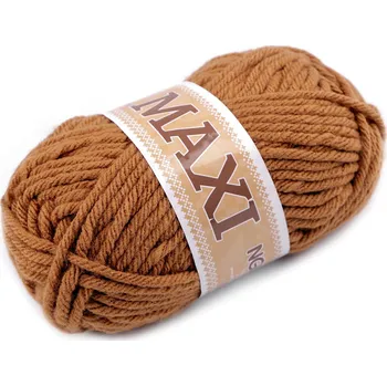 Příze Pletací příze Jumbo Maxi 100 g, střední, 26 (946) hnědá