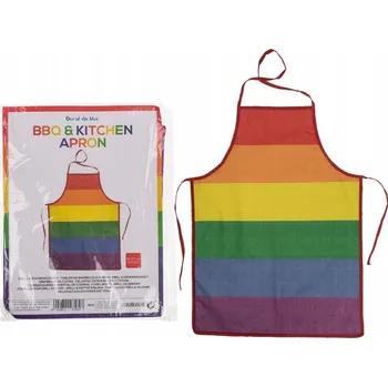 Kuchyňská zástěra Barevná zástěra LGBT Pride Rainbow 100% bavlna