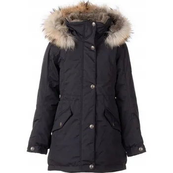 Dívčí oblečení Zateplená bunda/parka pro dívku ESTER černá Lenne, vel. 158