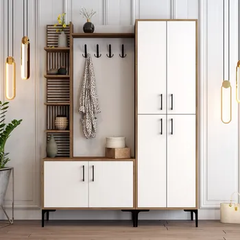 Předsíňová stěna Předsíňová sestava VIYANA DA ořech/bílá