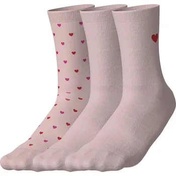 Dámské ponožky esmara® Dámské ponožky, 3 páry (světle růžová, 35-38)