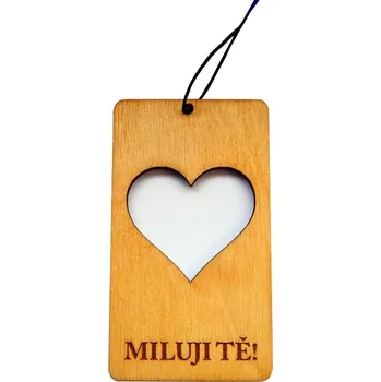 Vůně do auta Vůně do auta „Miluji tě“ Vůně: Lemon Ice