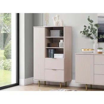 regál MOB Regál Newelon R1D2SZ NW04 (kašmír + zlatá)