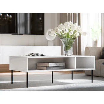 Konferenční stolek MOB Konferenční stolek Godzes Bis (bílá + černá)