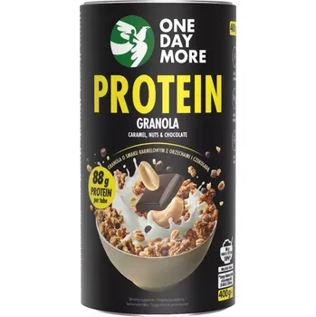 OneDayMore Proteinová Granola s ořechy a čokoládou 400g