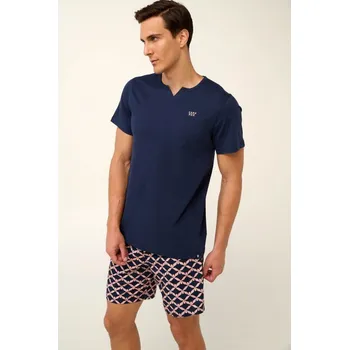 Pánské pyžamo VAMP PYJAMAS 22661-871-M