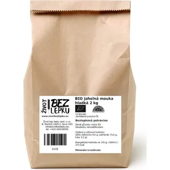 Přisada na vaření a pečení Život bez lepku BIO jahelná mouka hladká 2 kg