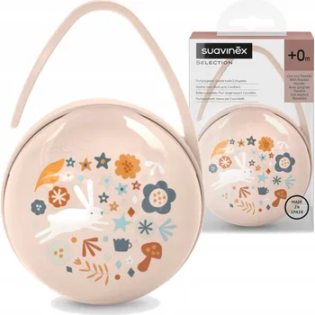 dudlíky Krabička na dudlík Suavinex Pouzdro Packaging pro dva cestovní dudlíky