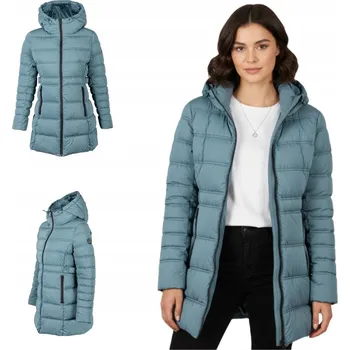 Dámská Zimní bunda VIVIANI s kapucí , modrá velikost S