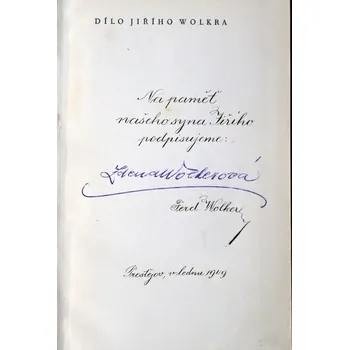 Poezie Dílo Jiřího Wolkra - Jiří Wolker