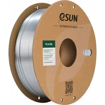 3D tisk PLA Filament eSUN 1,75 mm 1 kg stříbrný
