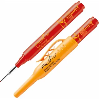 Grafitová tužka PICA INK 150 - červený - INKOUSTOVÝ PERMANENTNÍ ZNAČKOVAČ