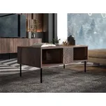 MOB Konferenční stolek Azanat (ořech warmia + černá)