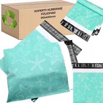 Obálka PLASTOVÉ OBÁLKY SILNÉ FÓLIOVÉ OBÁLKY 310X420 HVĚZDA 50 Ks