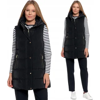 Dámská vesta VESTA prošívaná vesta s dlouhým rukávem na podzim, teplá MORAJ XXL