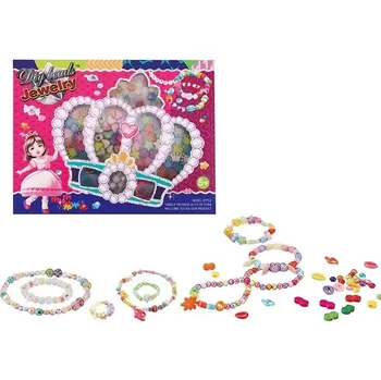 Dětské navlékací korálky 15347 - Souprava korálků k navlékání, 17 x 3 x 22 cm