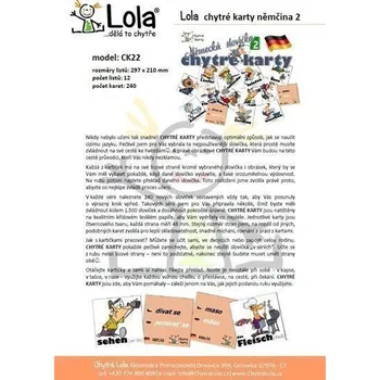 Bystrá hlava Chytré karty - Němčina slovíčka 2
