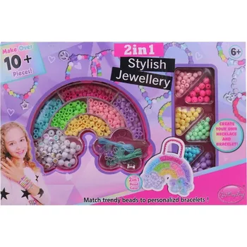 Dětské navlékací korálky Korálky v boxu