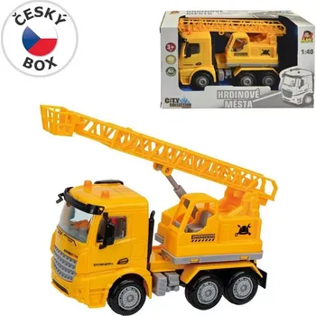 autíčko MaDe Auto stavební na setrvačník 16cm