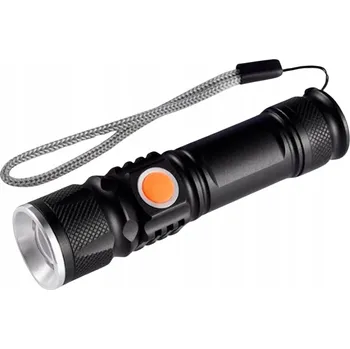 Svítilna ALUMINIOWA LED SVÍTILNA POLICEJNÍ SWAT CREE ZOOM S USB NABÍJENÍM, DOSAH 800 m