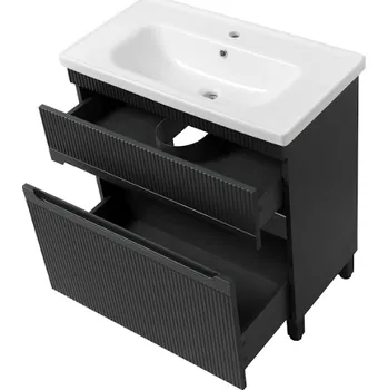 Koupelnový nábytek Lavedo Aria ARIA-ANT-TNB-2-D-80 antracit