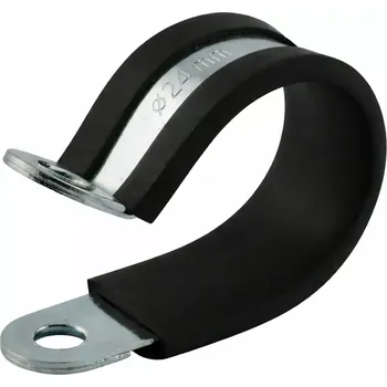 hadicová spona Fixační úchyt s gumou W1, pr.33mm/12mm, ZB