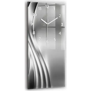 Hodiny Nástěnné hodiny Wallfluent stříbrné 30 cm
