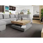 MOB Konferenční stolek Dekur (dub wotan + grafit šedý)