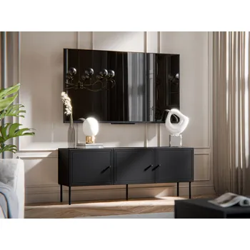 Televizní stolek MOB TV skříňka Bas 150 3D (černá)