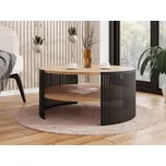 MOB Konferenční stolek Zentono (černá + dub craft zlatý)