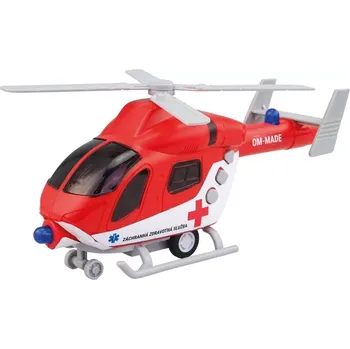 Dětské zboží Vrtulník záchranné služby se setrvačníkem se světlem a zvukem