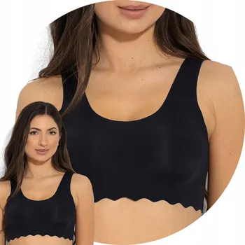 Podprsenka Mitex bezešvá podprsenka černá velikost XXL