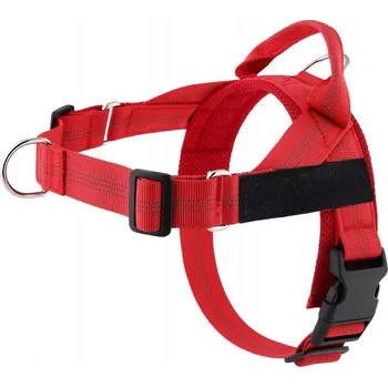 Postroj pro psa Postroj pro psa REFLECTIVE SILK velikost XL červený