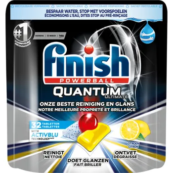 Tableta do myčky Finish Quantum Powerball tablety do myčky s citrusovou vůní 32 ks