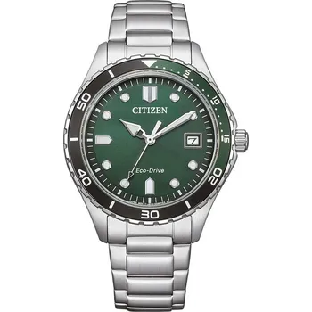 Hodinky Citizen Eco-Drive Unisex Sport 37mm 10ATM AW1828-80X Stříbrná