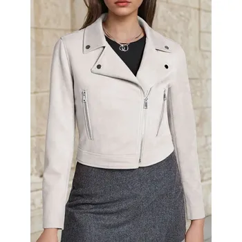 Dámský kabát Sinsay - Bunda biker - béžová - 599DA-02X - 599DA-02X-XXS