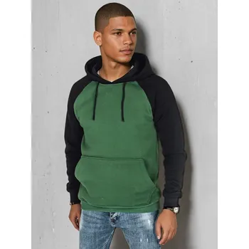 Pánská mikina Pánská mikina basic s kapucí BX5890 Barva: Zelená, Velikost: L