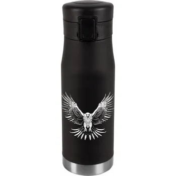 Termohrnek Termohrnek s personalizací, Dárek k narozeninám, stříbrný EAGLE 041