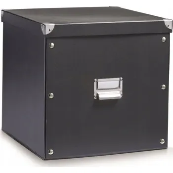 Úložný box Krabice s víkem černá
