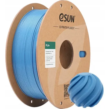 Filament ESun PLA+ Filament modrý 1.75mm 1kg papírová cívka Haze Blue