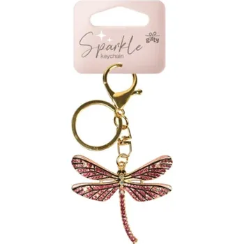 Přívěsek Gifty - Přívěsek Sparkle - Vážka pink - 1042812
