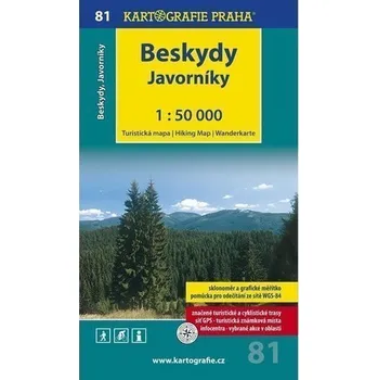 1: 50T (81)-Beskydy, Javorníky (turistická mapa)