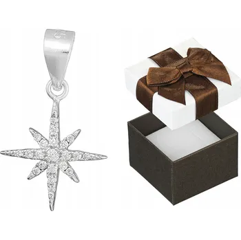 Přívěsek Stříbrný Přívěsek Hvězda Přívěsek Stříbrná Hvězdička na Náhrdelník Řetízek