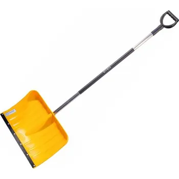 Hrablo na sníh Offner Plastové hrablo na sníh s gumovou lištou 54 cm žluté