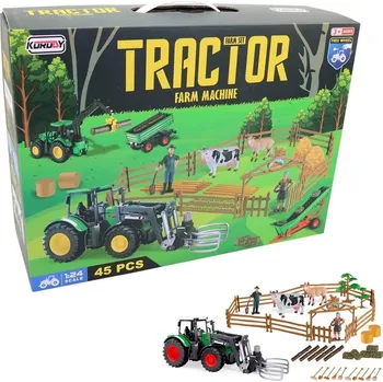 autíčko Traktor s Farmou a Příslušenstvím pro Děti