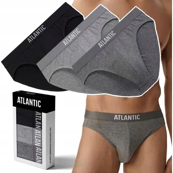 Slipy Pánské pohodlné slipy ATLANTIC 3MP-094 SPORT mix 3 kusy - XL