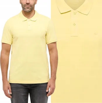 Pánské tričko Pánské tričko Mustang Palco Žluté Bavlněné Volnočasové Velikost 6XL