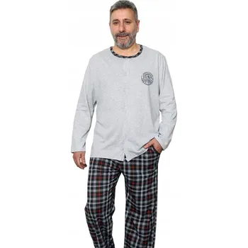 Pánské pyžamo Pánské pyžamo s dlouhým rukávem, velikost XXL